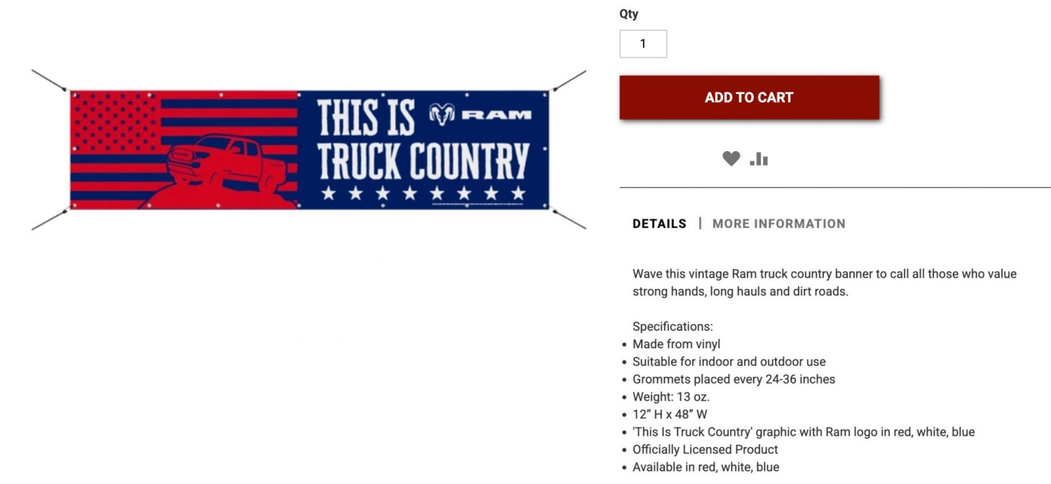 Ram Accidentally Put A Toyota Tacoma On Its Own Patriotic Truck Shirt