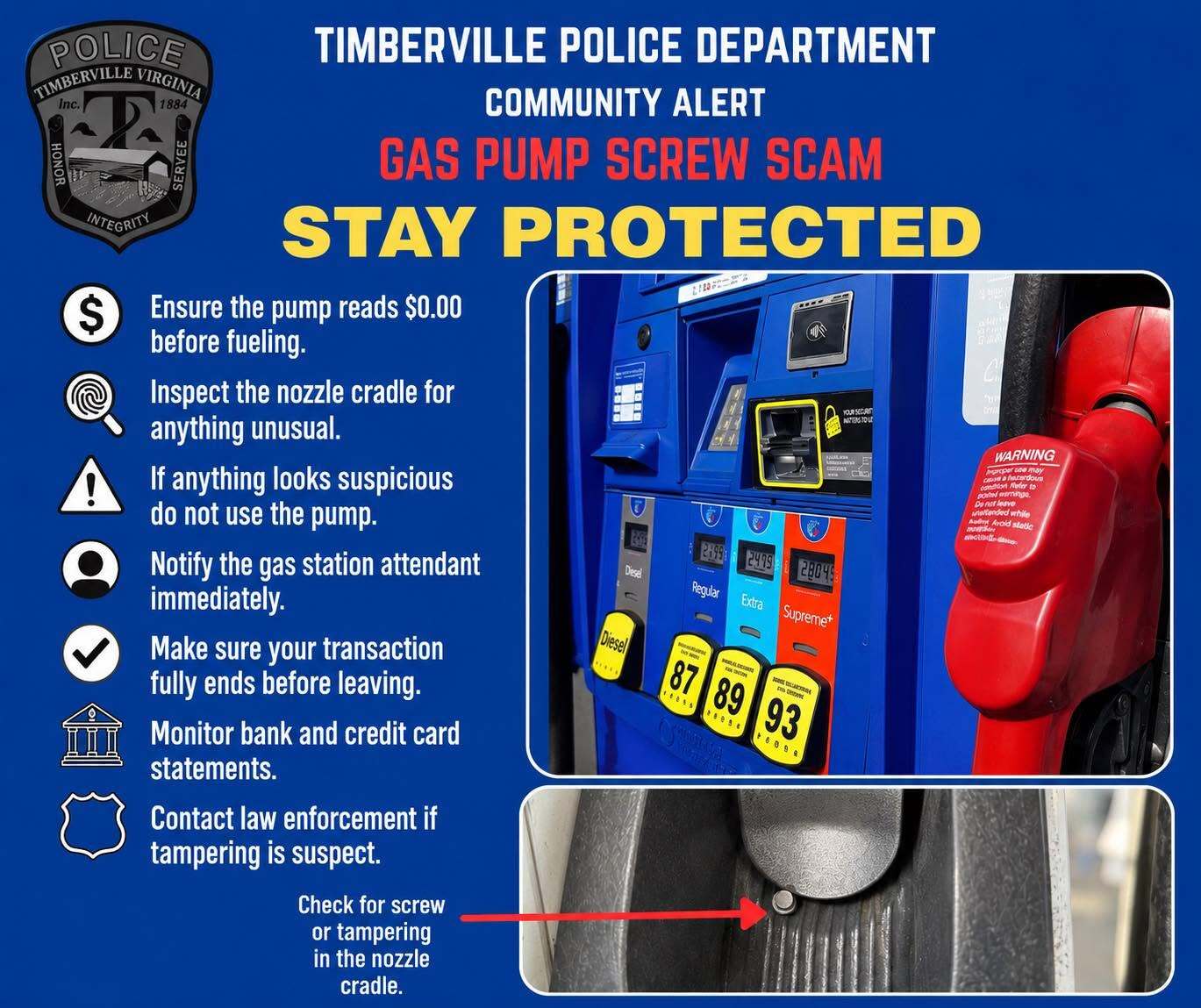 Police Warn Drivers About A Potential Gas Pump Screw Scam, But Is It Just A Hoax?