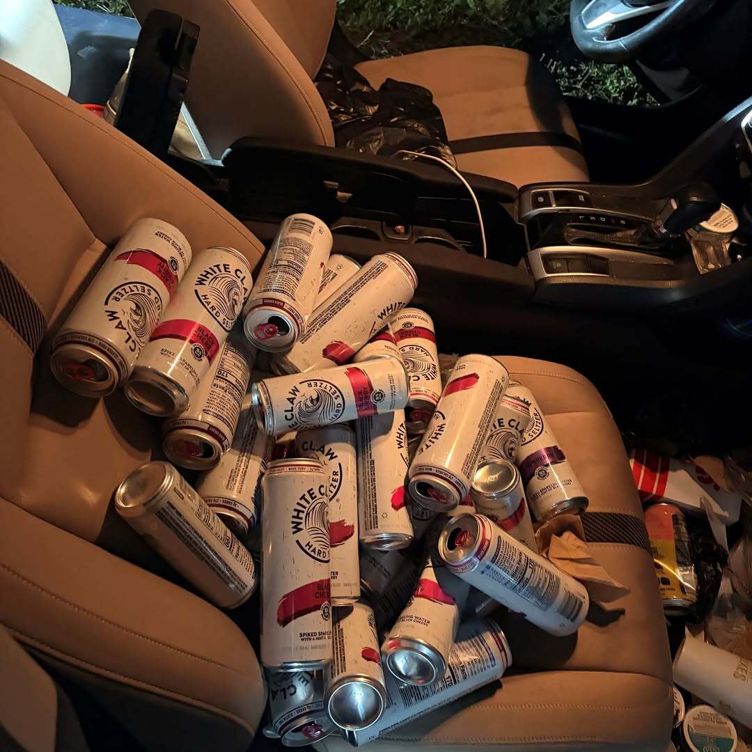 Florida Man Was Doing 90 With 34 Open White Claws On His Passenger Seat