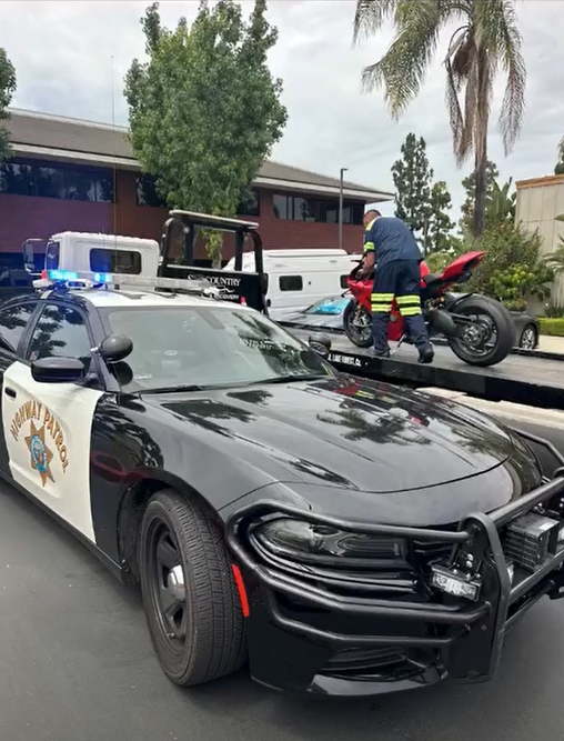 A Motorcyclist Did 130 MPH To Escape The CHP, He Forgot To Look Up