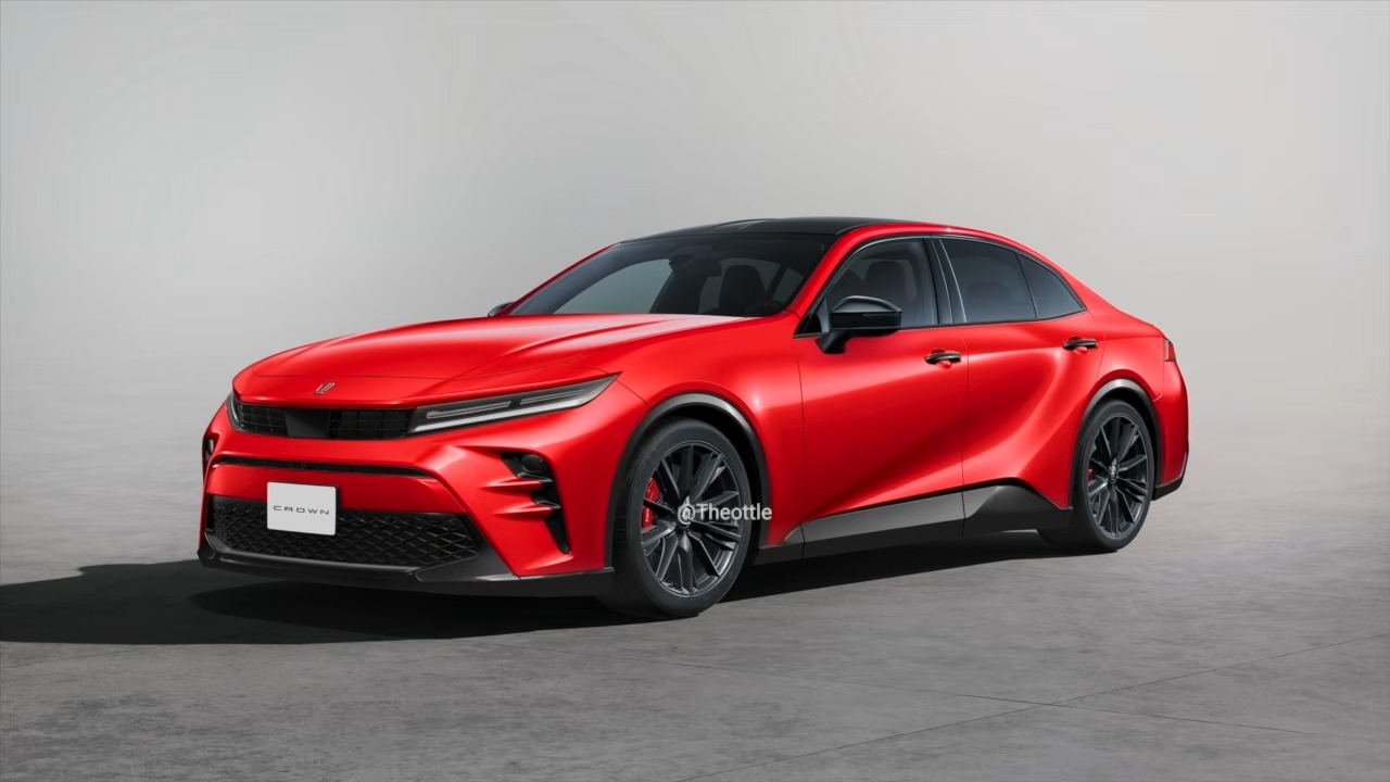 A Designer Imagined The GR Crown Sports Sedan Toyota Won’t