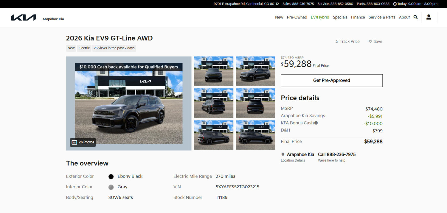 Kia’s EV9 Fire Sale Could Save You $16,000 Off MSRP