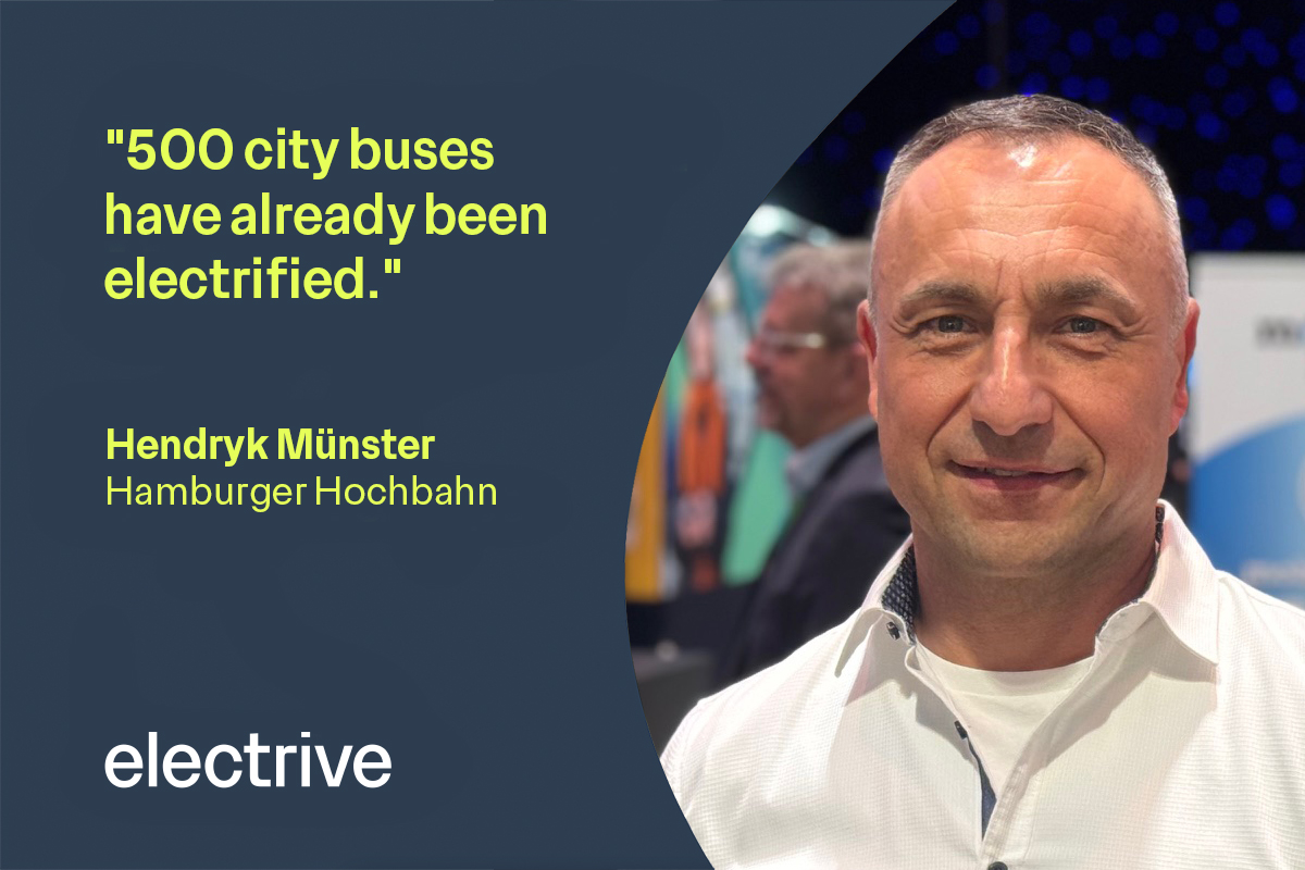 “500 city buses have already been electrified” – Hendryk Münster, Hamburger Hochbahn