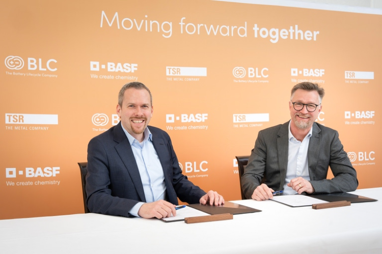 BASF and TSR Group collaborate on battery recycling