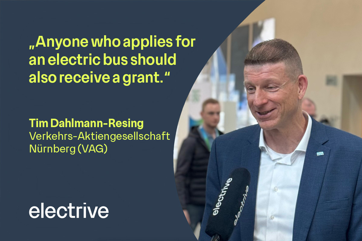 “Anyone who applies for an electric bus should also receive a grant.” – Tim Dahlmann-Resing, VAG