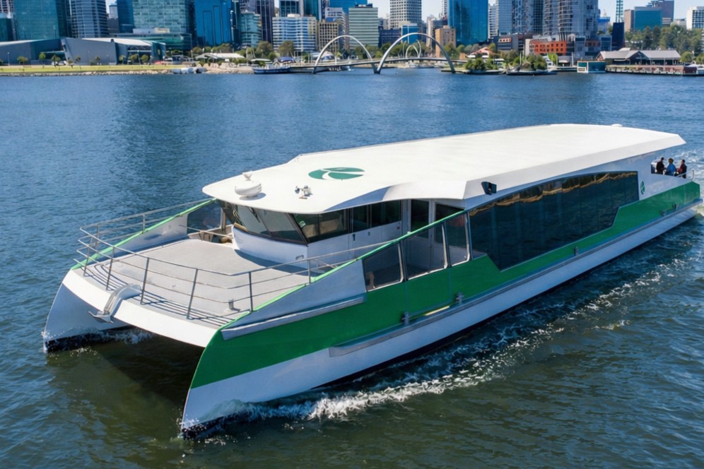 Construction begins on Perth’s first electric ferry fleet