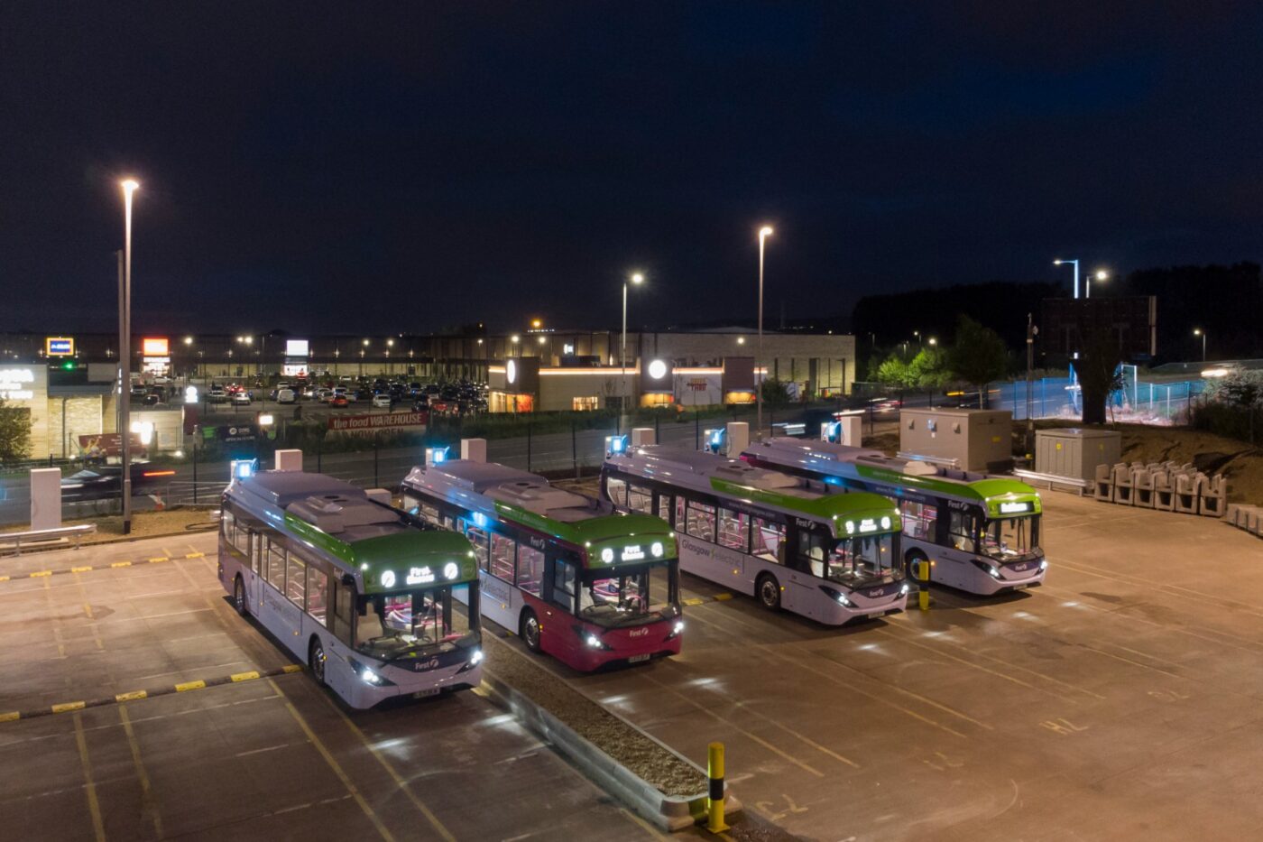 First Bus uses electric bus depots to support the grid