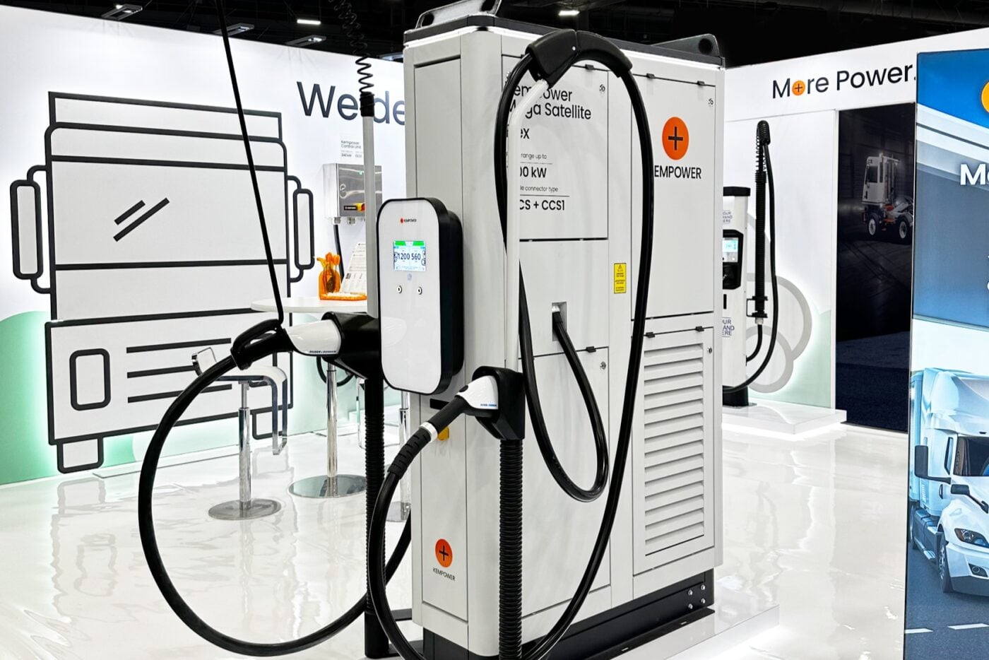 Kempower unveils megawatt charging dispenser