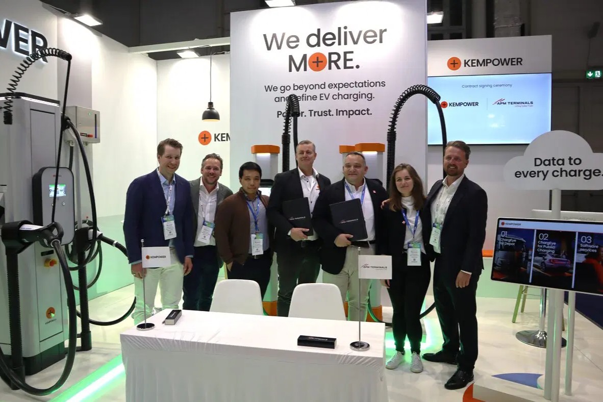 Kempower supplies fast chargers for APM Terminals globally