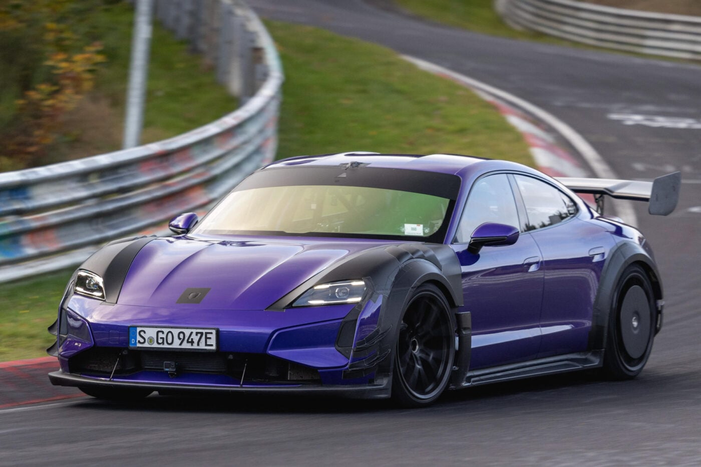 Porsche Taycan laps famous German racetrack in new segment record