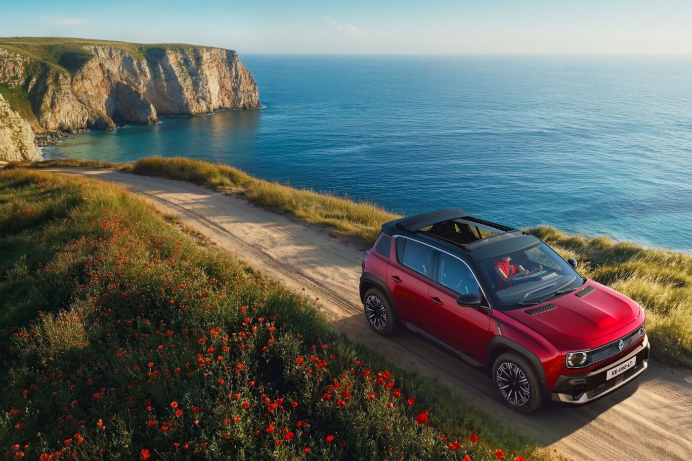 Renault, The Renault 4 is now also available with an electric canvas roof