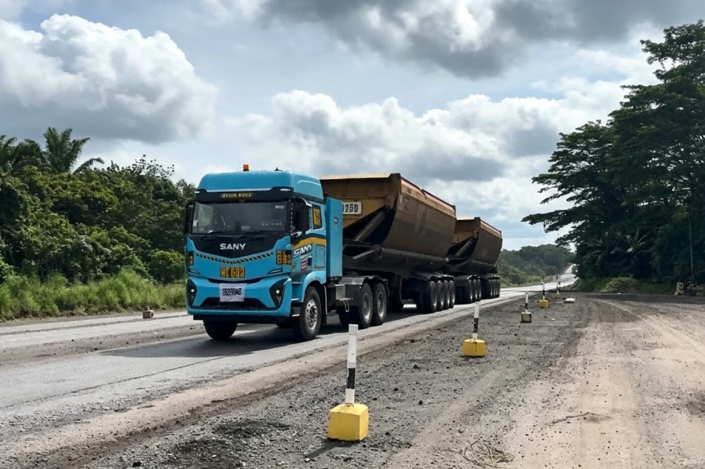 Indonesia: Sany delivers 15 electric trucks to Saptaindra Sejati