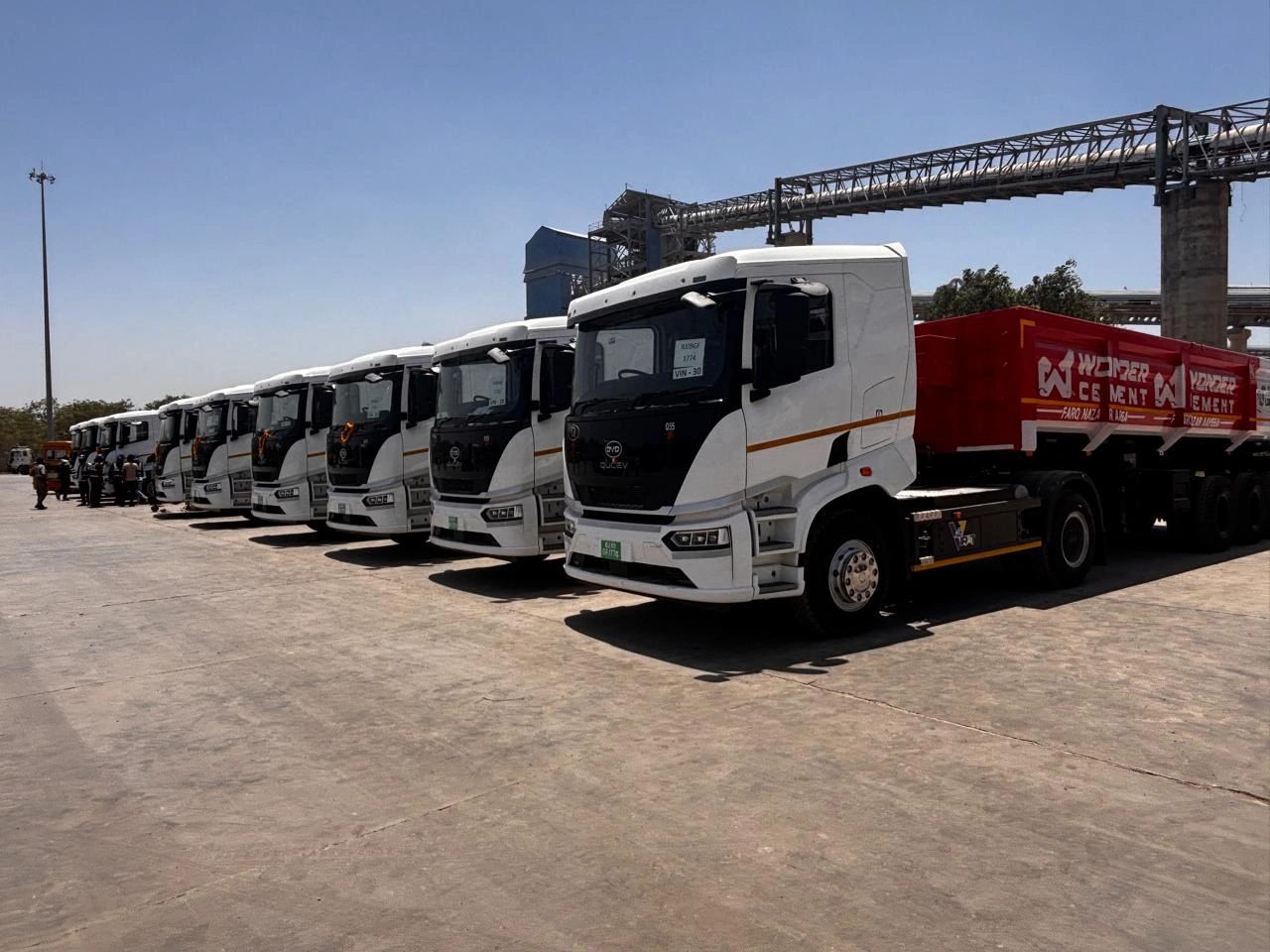 India: Wonder Cement deploys ten electric heavy-duty trucks