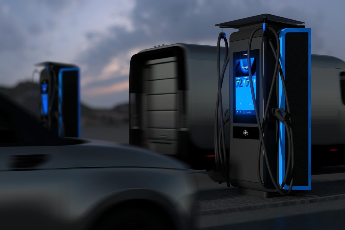 i-charging unveils 500 kW charging system for cars and trucks