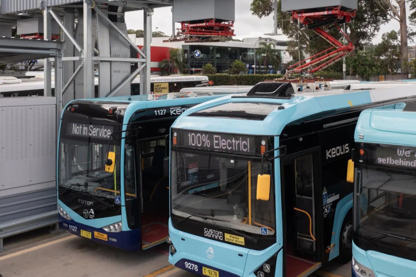 Kempower delivers Australia’s first pantograph-down electric bus chargers