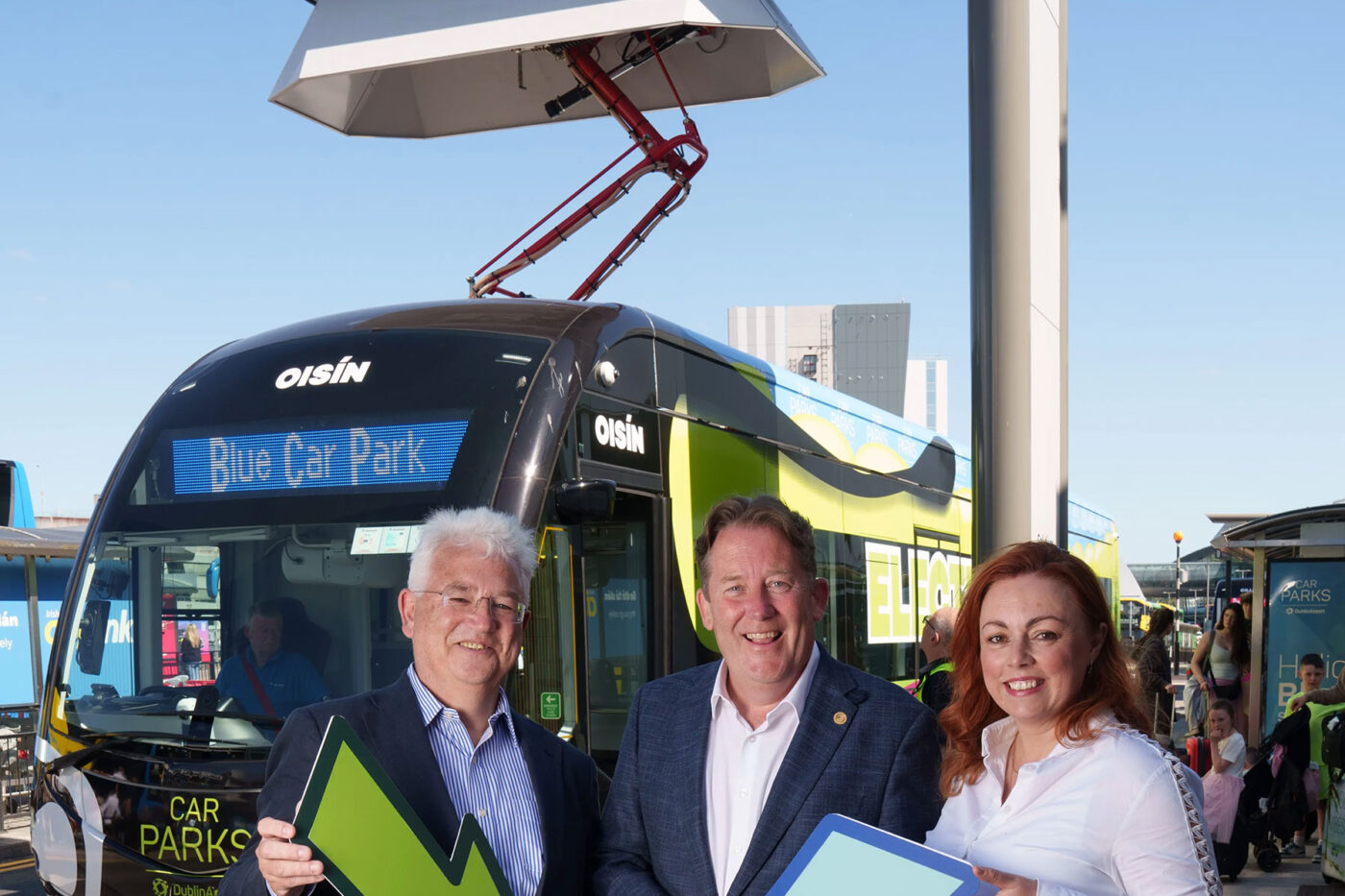 Dublin Airport introduces Ireland’s first pantograph chargers for electric buses