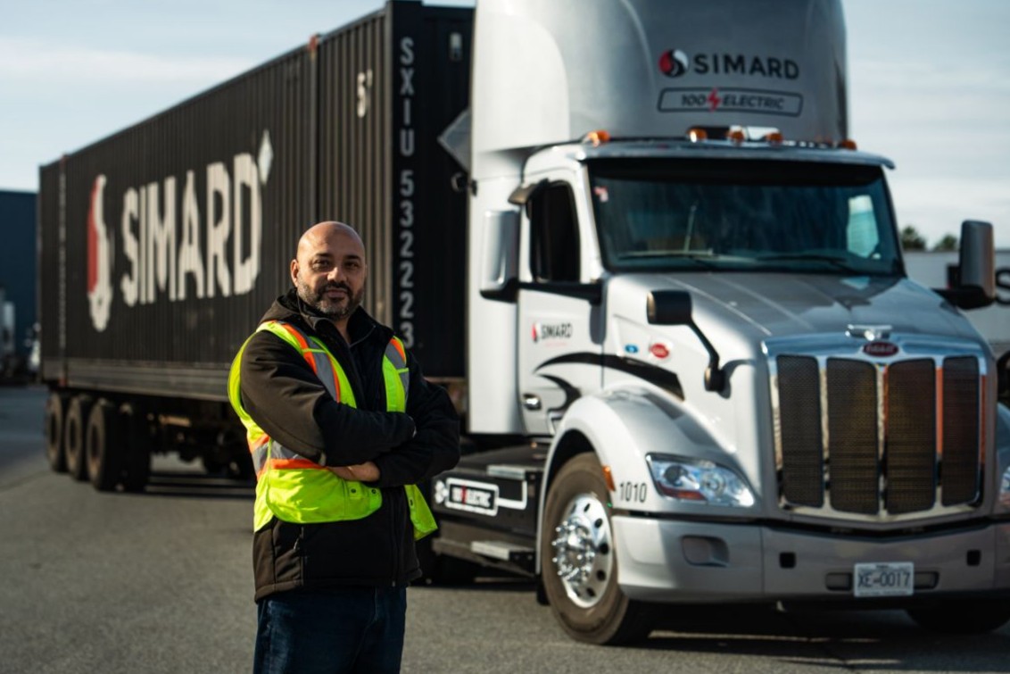 Battery, Battery-electric container trucks enter service in Port of Vancouver pilot programme