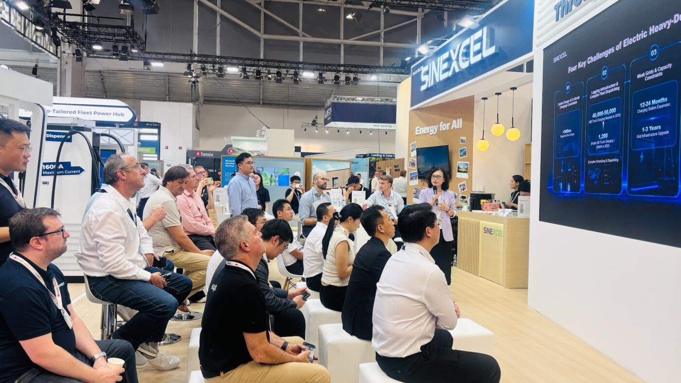 SINEXCEL launches one-stop solution for e-truck charging