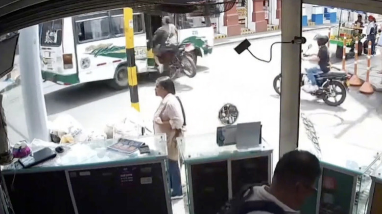 Motorcyclist Switches To Public Transit Halfway Through His Ride