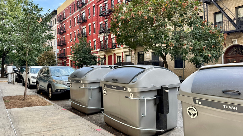 New York City Trades Street Parking For Trash Bins
