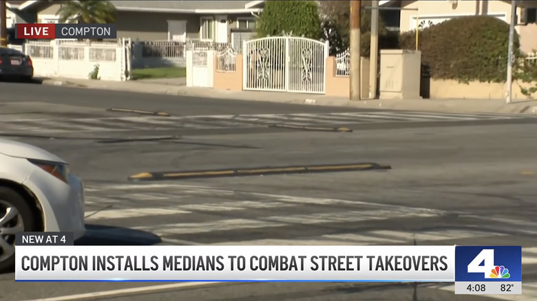 New Medians Intended To Prevent Street Takeovers Coming Straight Into Compton