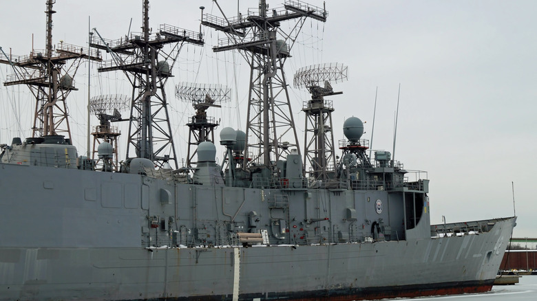 Old Navy Warship Off The Coast Of Scotland Gets Decommissioned In The Most Metal Way Possible