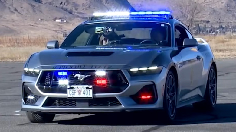 Ford Doesn't Offer A Factory-Built Police Mustang, But That's Not Stopping Some Departments