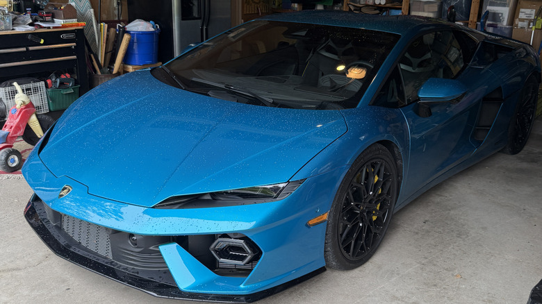 Here In My In-Laws' Garage, Just Test-Drove This, Uh, New Lamborghini Here. It's Fun To Drive It Up Here In The Northeast Pennsylvania Hills. But You Know What I Like A Lot More Than Materialistic Things? KNOWLEDGE