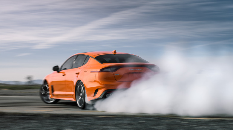 If You're Shopping For A Used Kia Stinger, Try And Find One Of The Rare Orange GTS Models
