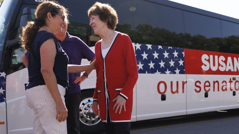 Senator Susan Collins Asks Supporters For Gas Money After Voting For The War That Made Gas Expensive
