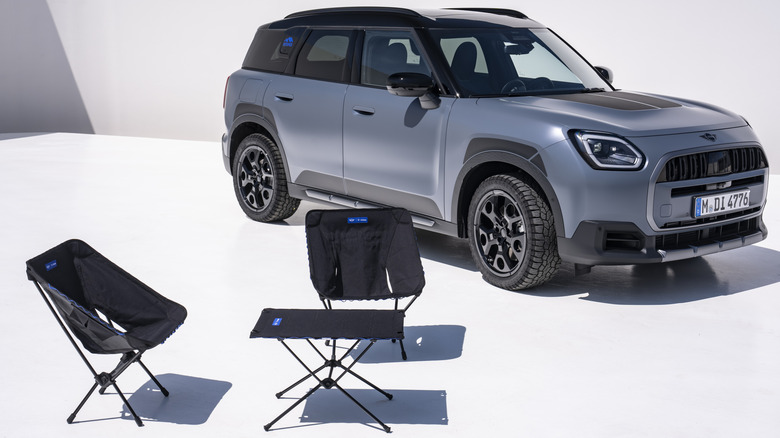 2027 Mini Countryman Untamed Goes Kinda Rugged With A Suspension Lift, Roof Tent And Camping Gear