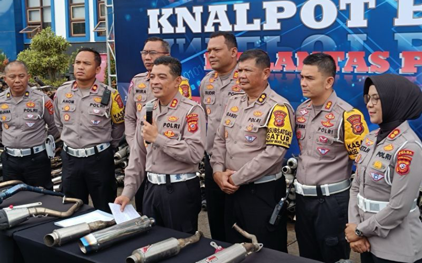 Nekat Pakai Knalpot Brong, Anak Sekolah Jabar Terancam Tak Naik Kelas