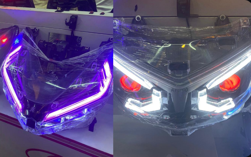 Dijamin Motor Matik Auto Handsome, Pasang Lampu BiLED Ayoto, Tinggal Plug n Play