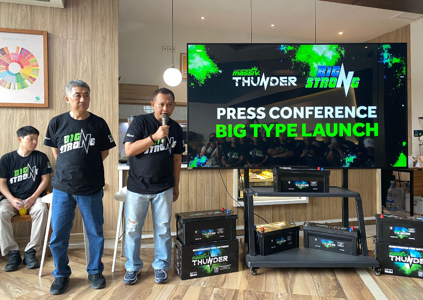 Massiv Luncurkan Aki Thunder Maintenance Free Big Type untuk Kendaraan Niaga, Siap Diajak Kerja Keras