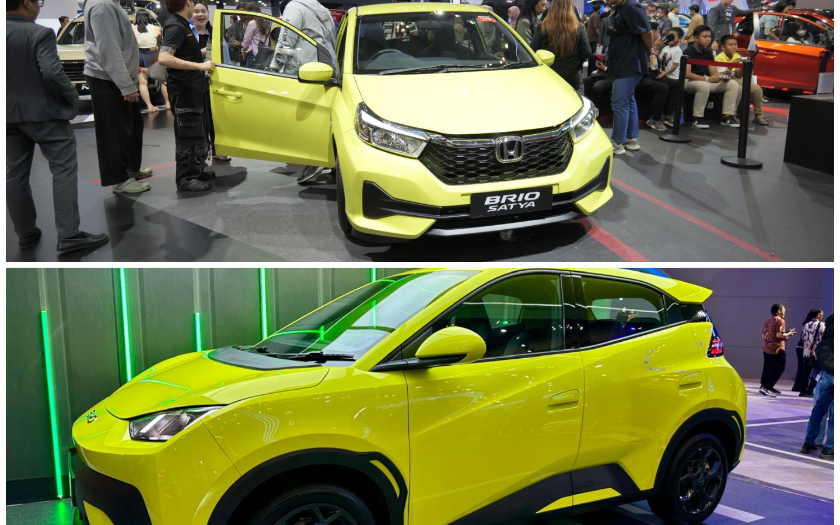 Honda, Honda Brio, BYD, Duel Pajak 2026: Honda Brio vs BYD Atto 1, Mahal Mana?