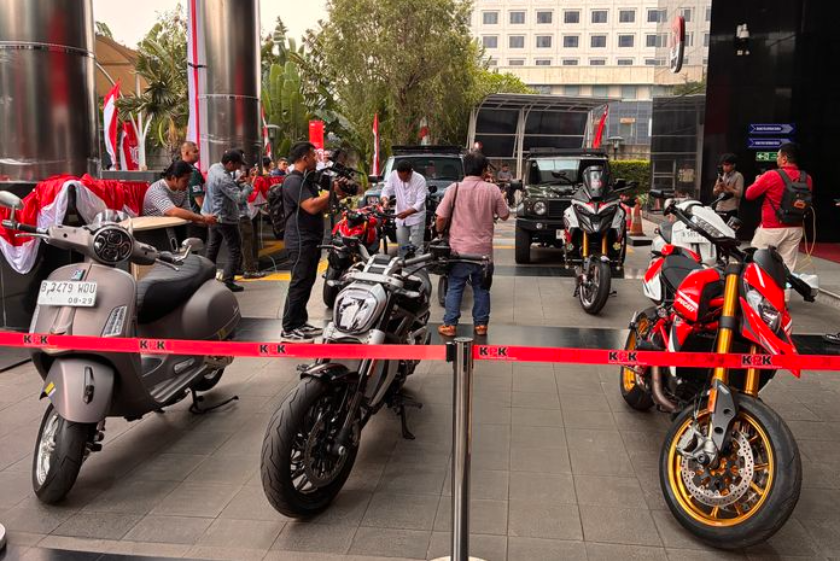 Daftar Harga Mobil dan Motor Mewah Hasil OTT Wamenaker Immanuel Ebenezer