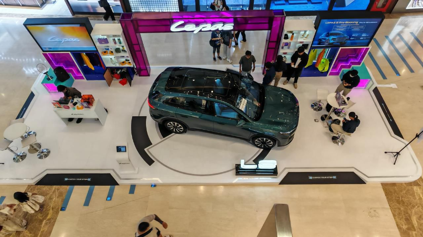 Mobil China Lepas Buka Pop-up Mall Pertama di Atrium Promenade Jakarta