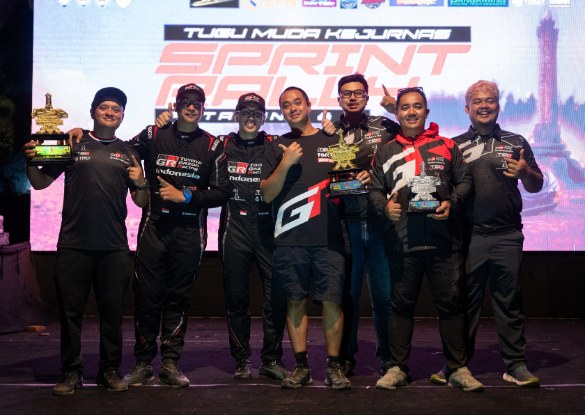 Toyota Gazoo Racing Indonesia Sapu Bersih Dua Seri Kejurnas Sprint Rally 2025 di Semarang