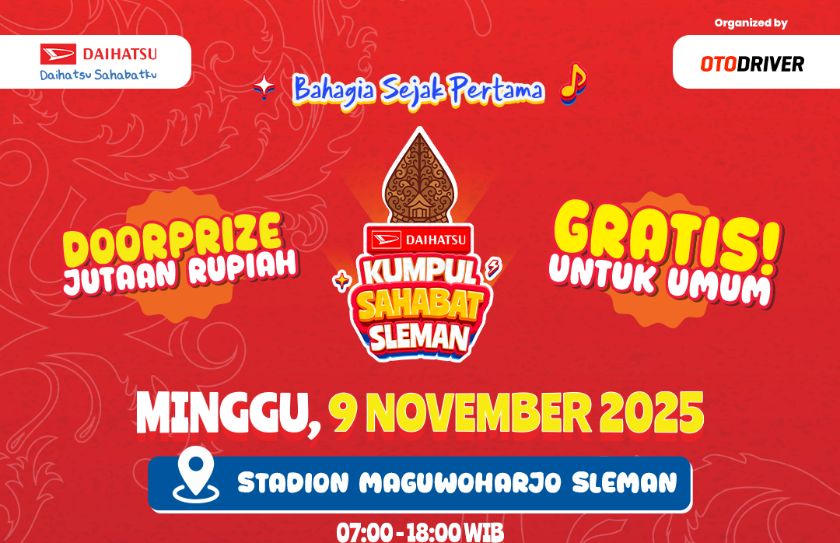 Masyarakat Sleman dan Jogja Merapat, Daihatsu Kumpul Sahabat di Stadion Maguwoharjo Akhir Minggu Ini