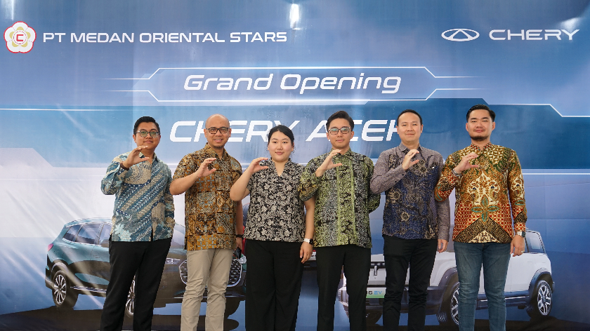 Chery Hadir di Kota Serambi Mekkah, Resmi Buka Dealer ke-67 Berkonsep 3S