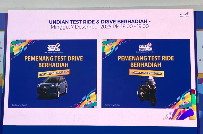 Hanya di Astra Auto Fest, Test Drive Mobil Berhadiah Mobil