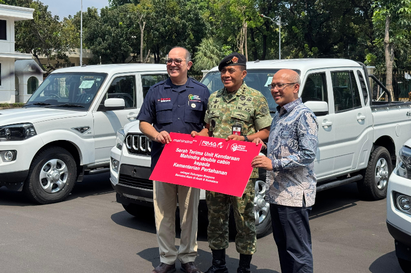 Menembus Medan Berat, 4 Unit Mahindra Pickup Double Cabin 4x4 Disiapkan Distribusi Logistik Bencana Sumatera