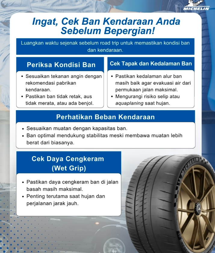 Michelin Beberkan Peran Ban Terhadap Keselematan Berkendara