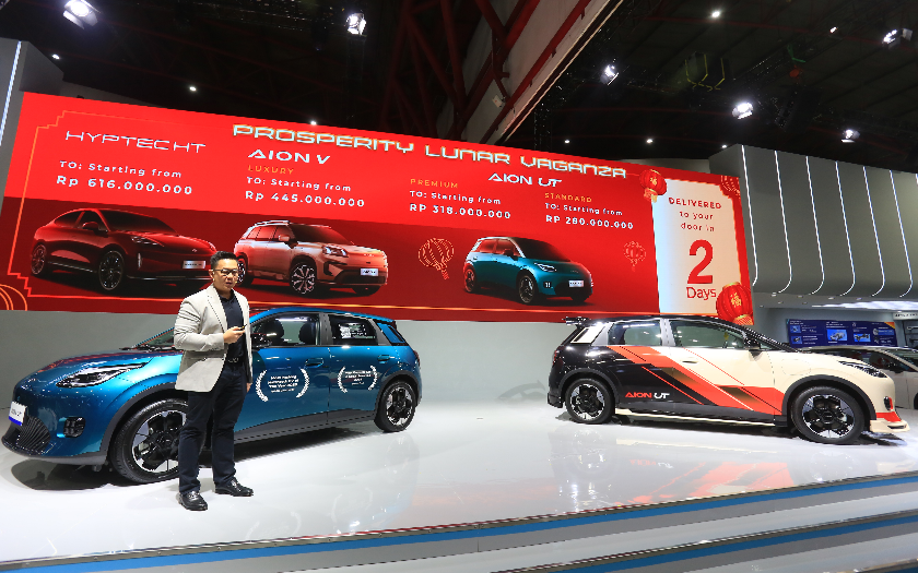 Sambut Tahun Baru Imlek 2026, Beli AION UT di IIMS 2026 Harga Mulai Rp 280 Juta