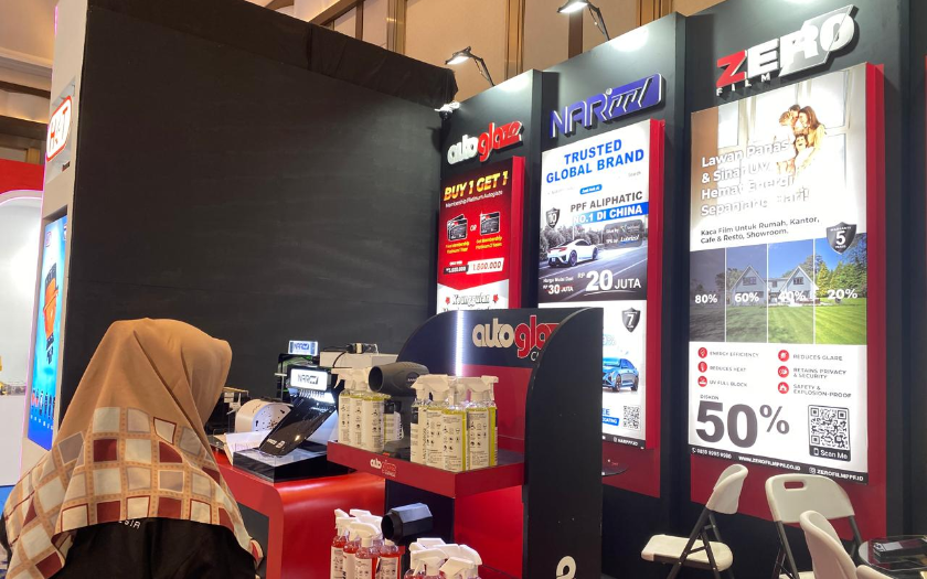Diskon Kaca Film Sampai PPF, Cuma di Booth Autoglaze IIMS 2026