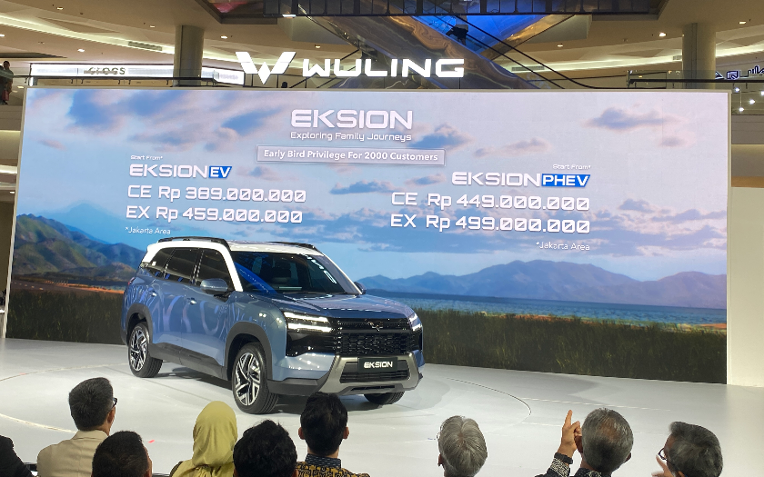 Harga Wuling Eksion EV dan PHEV Resmi Rilis, Khusus 2.000 Pembeli Pertama Ditawarkan Mulai Rp 389 juta