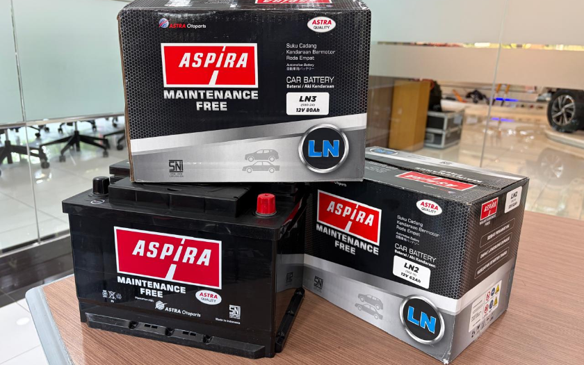 Aspira LN2 dan LN3, Aki Standar Eropa untuk Innova Reborn dan Fortuner