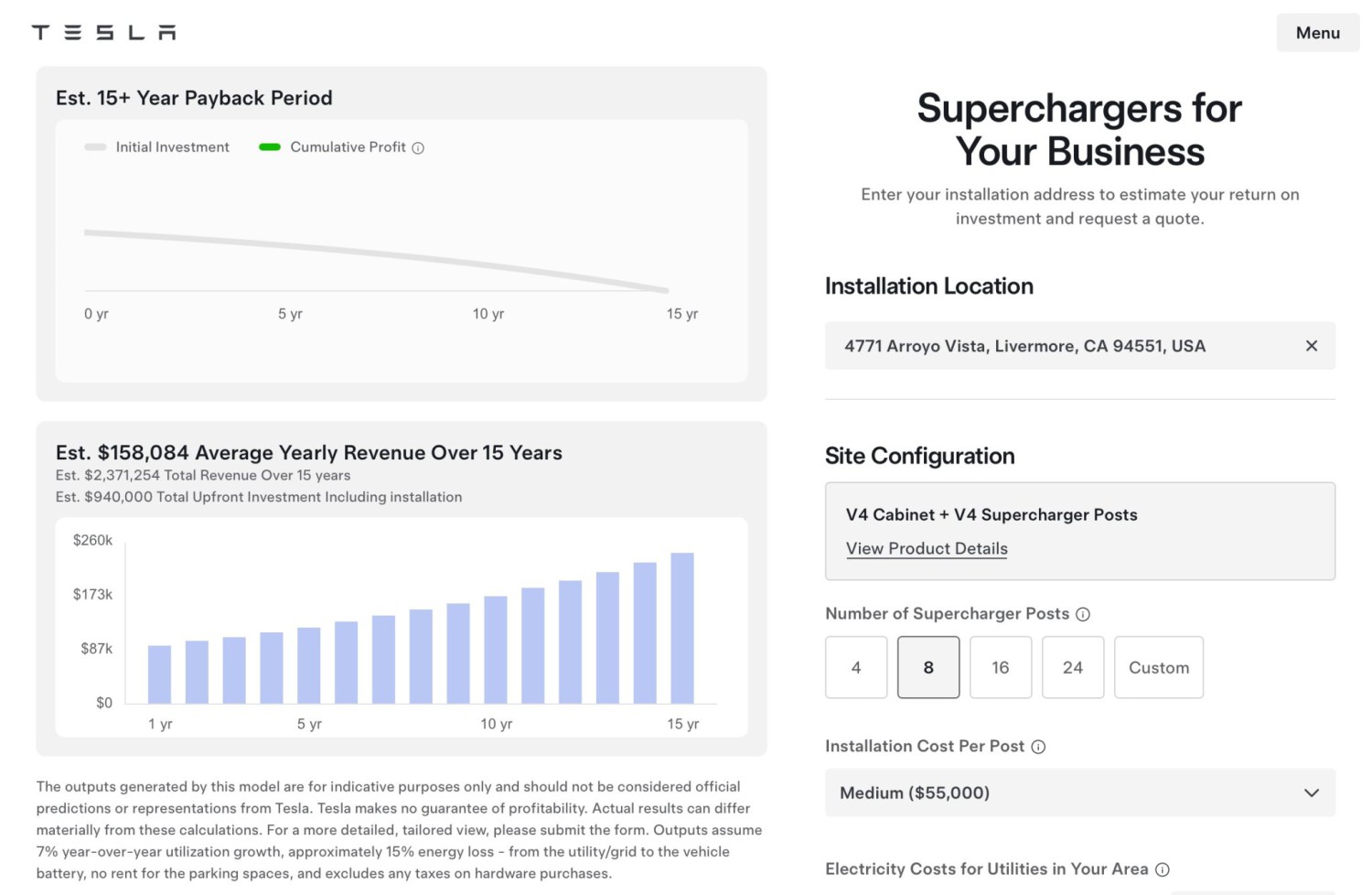 Tesla Supercharger for Business exposes jaw-dropping ROI gap between best and worst locations