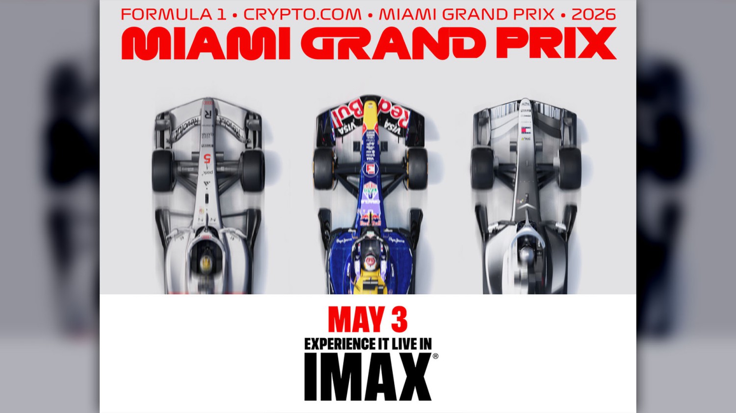 Would You Pay $30 to Watch the Miami F1 Race at an IMAX Movie Theater?