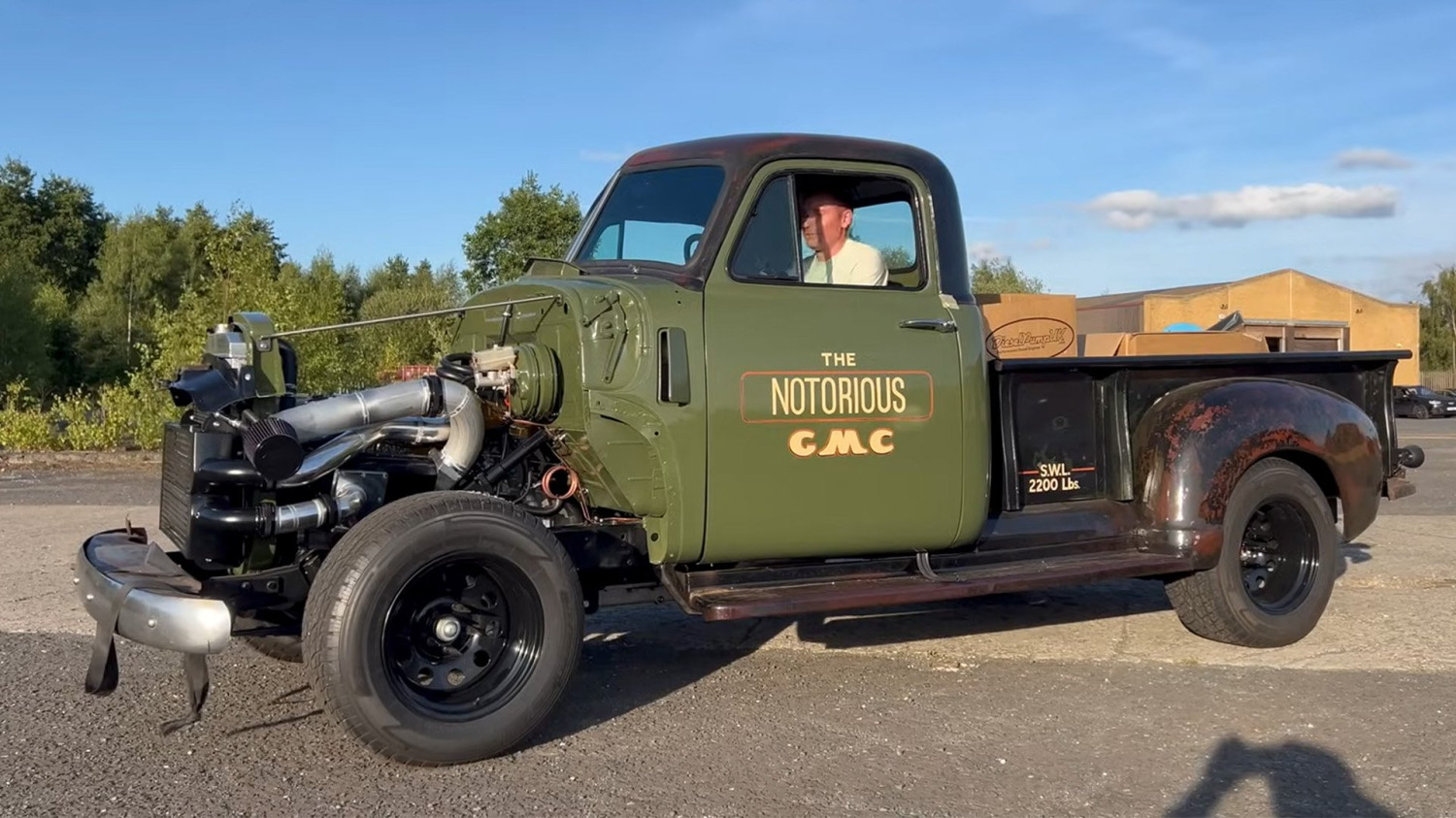 For Sale: Diesel 1952 GMC Pickup That’s Both Turbocharged and Supercharged
